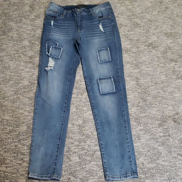 Cato Denim - Cato brand denim patchwork skinny Jeans 👖